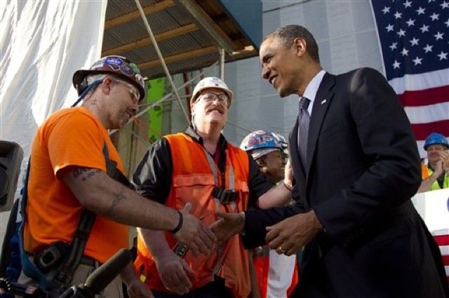 Obama at Ground Zero